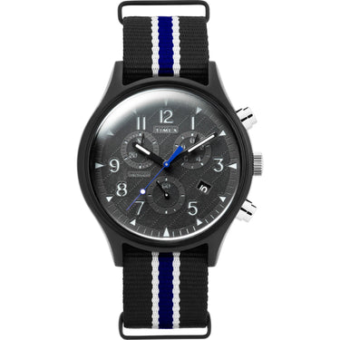 Timex MK1 Supernova Chrono 42mm Black Blue
